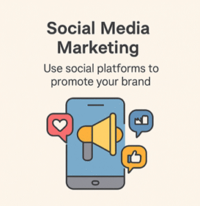 Social media marketing Types of Digital Marketing 