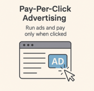 Pay per click advertising Types of Digital Marketing 